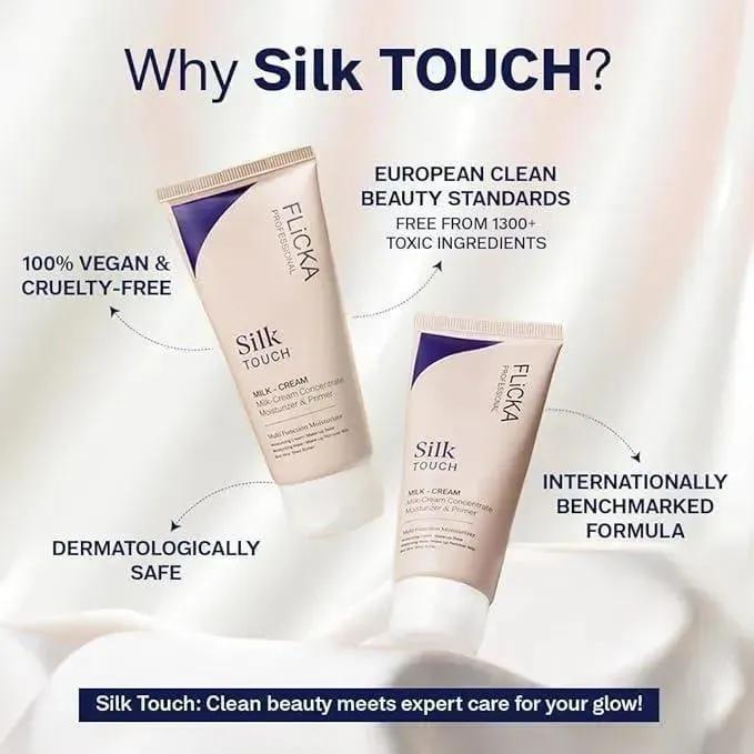 Flicka Silk Touch Milk Cream Primer 100gm All Skin Types